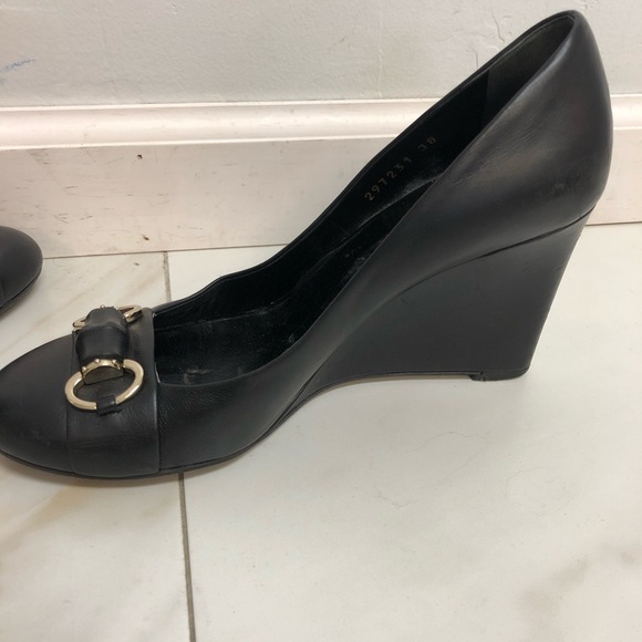 Authentic Gucci Horsebit Wedges - Picture 6 of 10